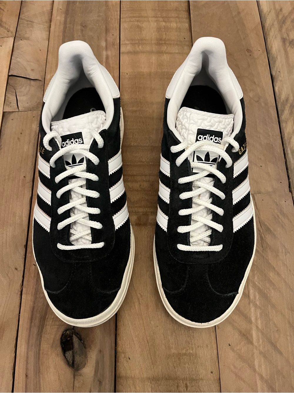 Adidas Gazelle Bold Black & White Women’s Size 7.5 Athletic Sneakers